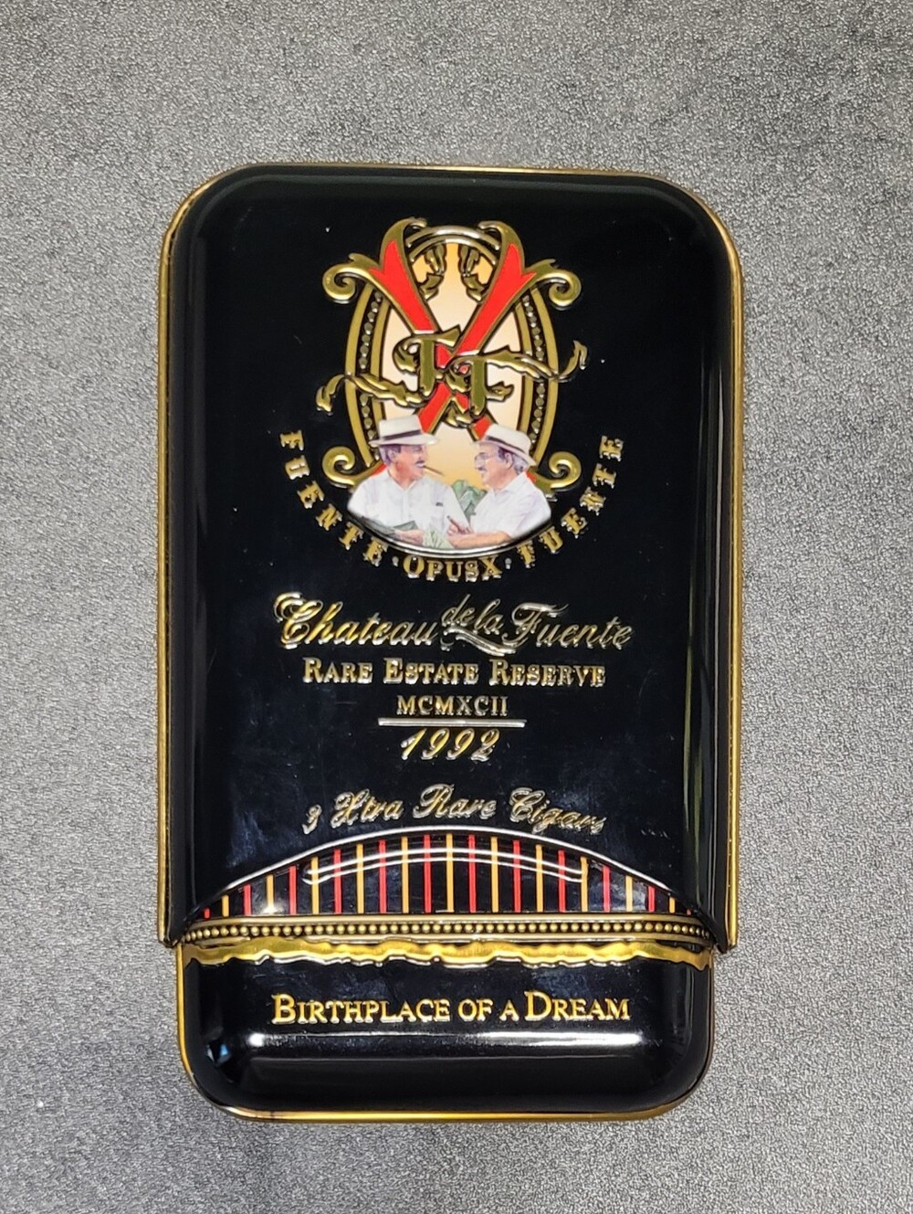 EMPTY Arturo Fuente Opus X Pocket Cigar Tin Collectible Case